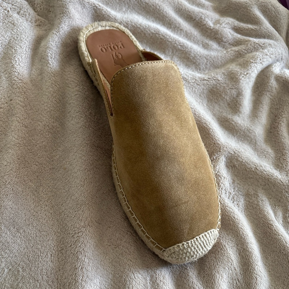 Ralph Lauren Men’s Cevio Suede Espadrille Mule